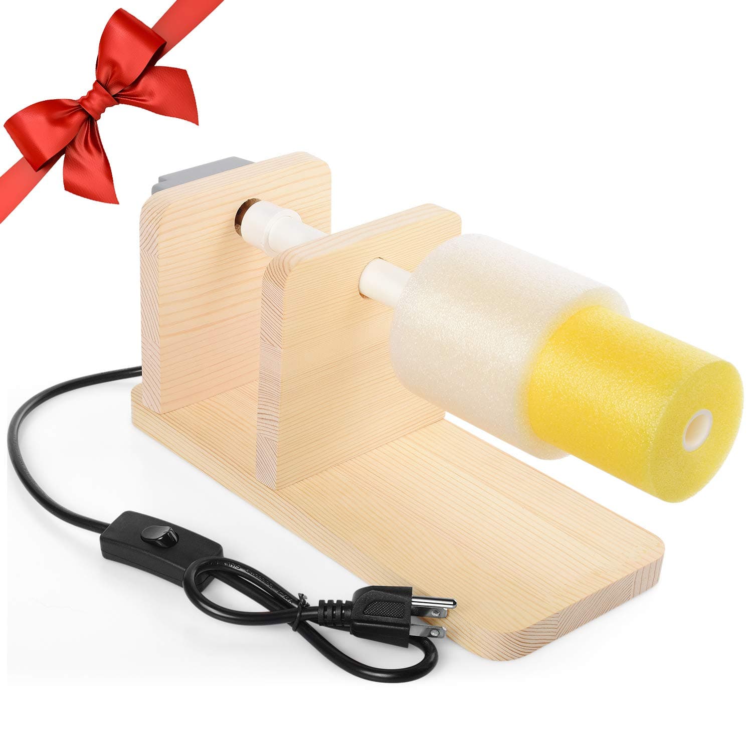 Cup Turner for Crafts Tumbler, DIY Assemble Professional Electric Cup Spinner Machine with Rotisserie Motor & Balance Steering Shaft for Glitter Epoxy Crafts Coating Tumblers