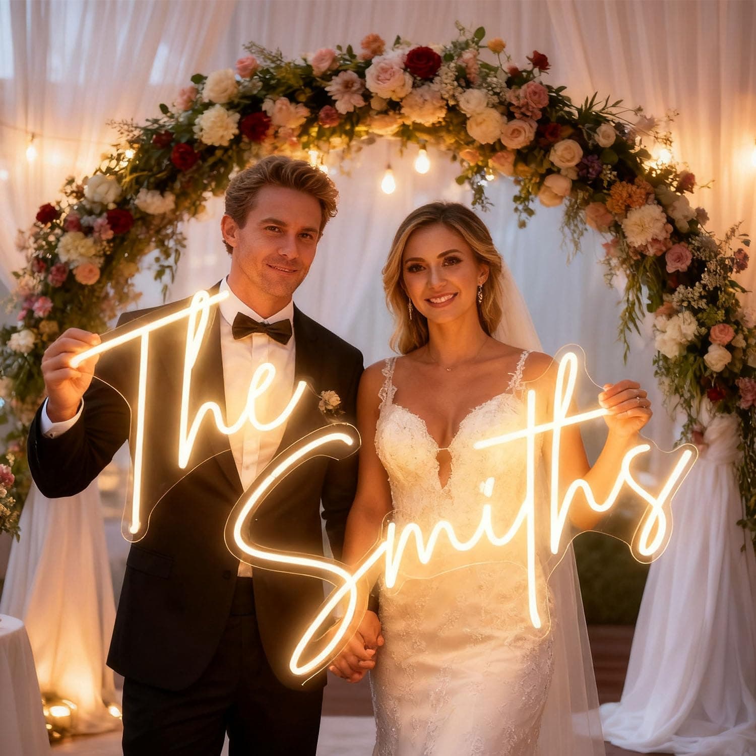 Custom Neon Sign for Wall Decor Personalized LED Neon Wedding Light Sign Customizable Bedroom Room Decor Aesthetic Birthday Gift