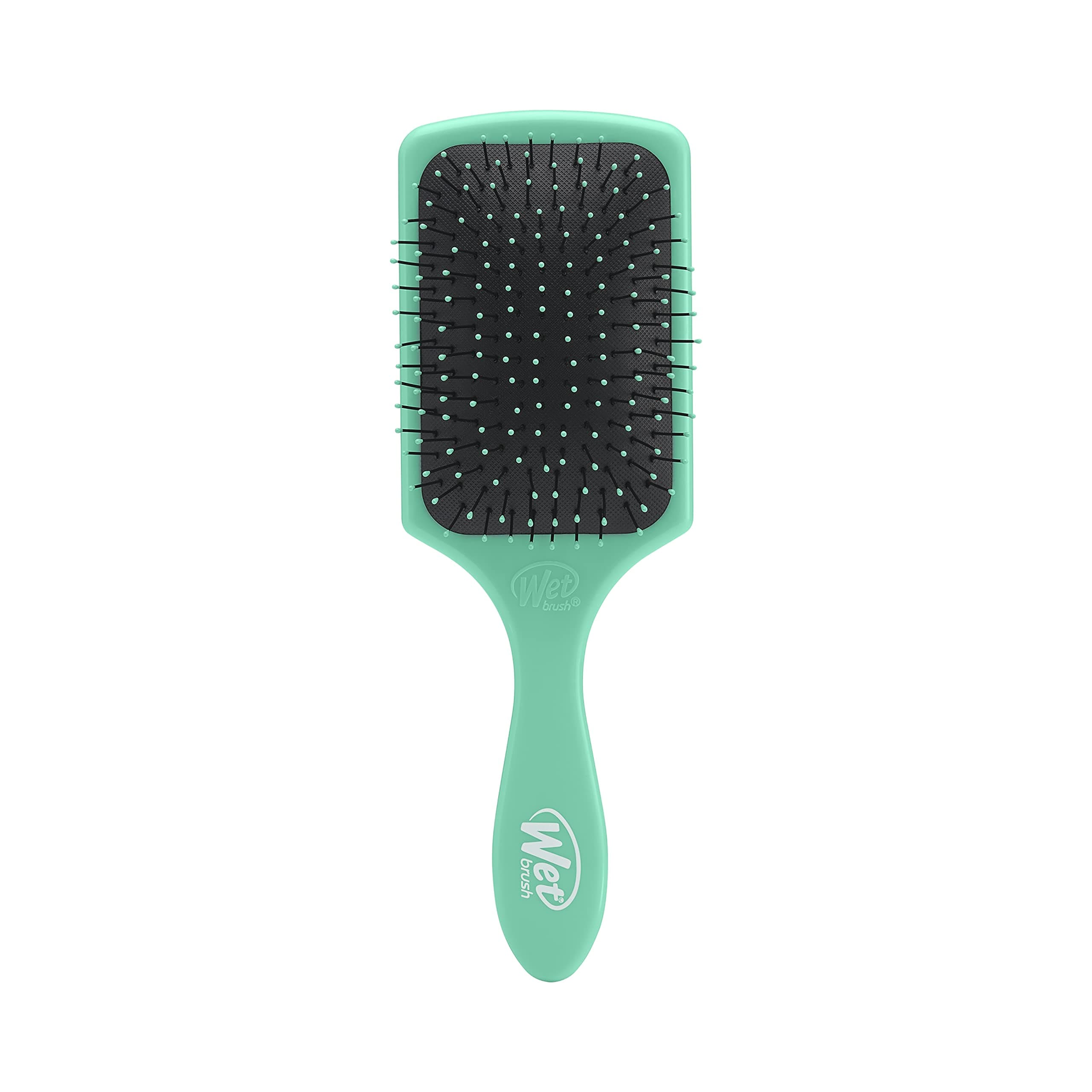 Paddle Detangler Hair Brush, Amazon Exclusive Aqua, Ultra-Soft IntelliFlex Bristles with AquaVent Design, Great For Treatment & Mask Application, Women, Men, Wet, Dry and Damaged Hair