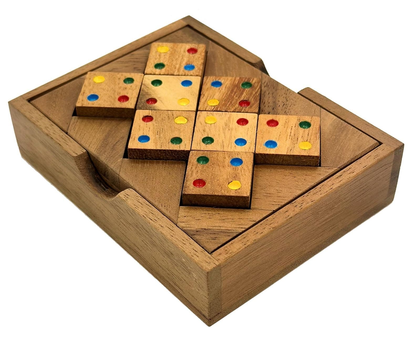 Color Match 8 Pieces Wooden Puzzle
