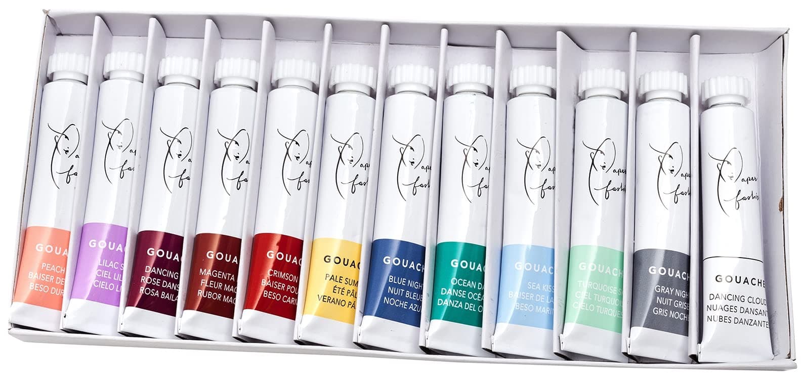 Paper Fashion Gouache Paint Set 2 (12 Piece)