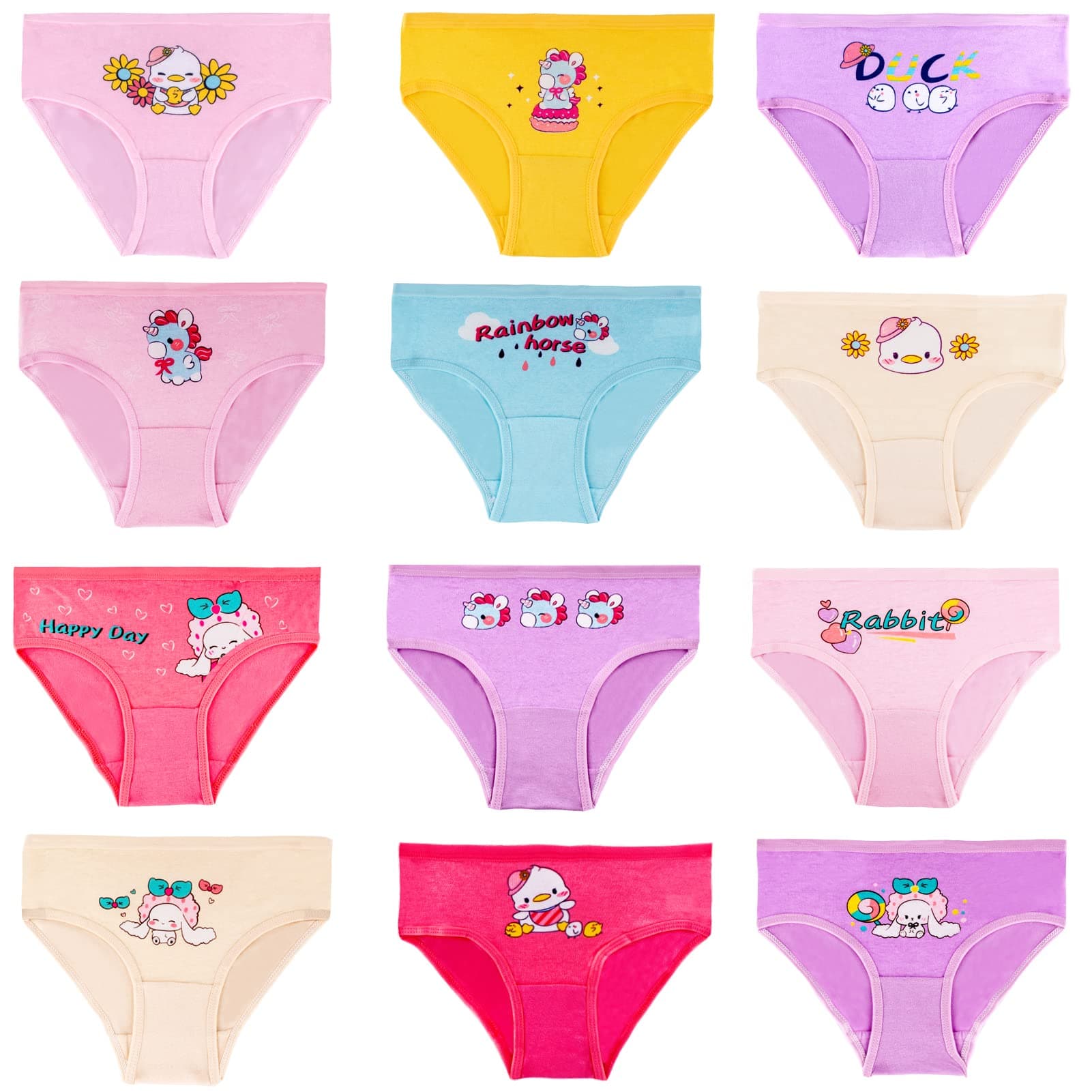 Girls Knickers Cotton girls pants knickers age 2-9 years