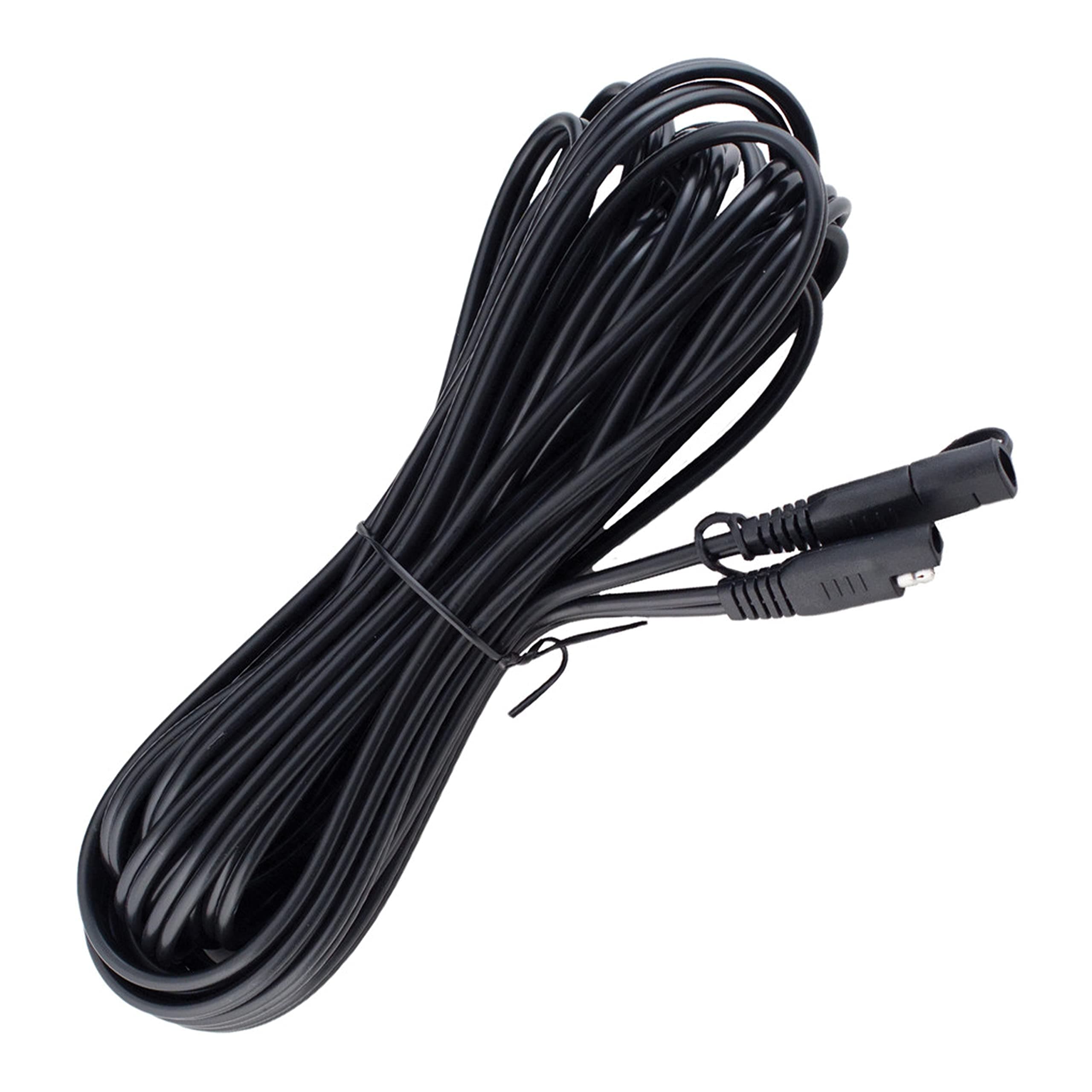 Battery Tender 25 Foot Extension SAE Cable - Designed for Use with Battery Tender Chargers - Quick Connect Plugs for Easy Connection to Motorcycle, Cars, ATVs and More - 081-0148-25