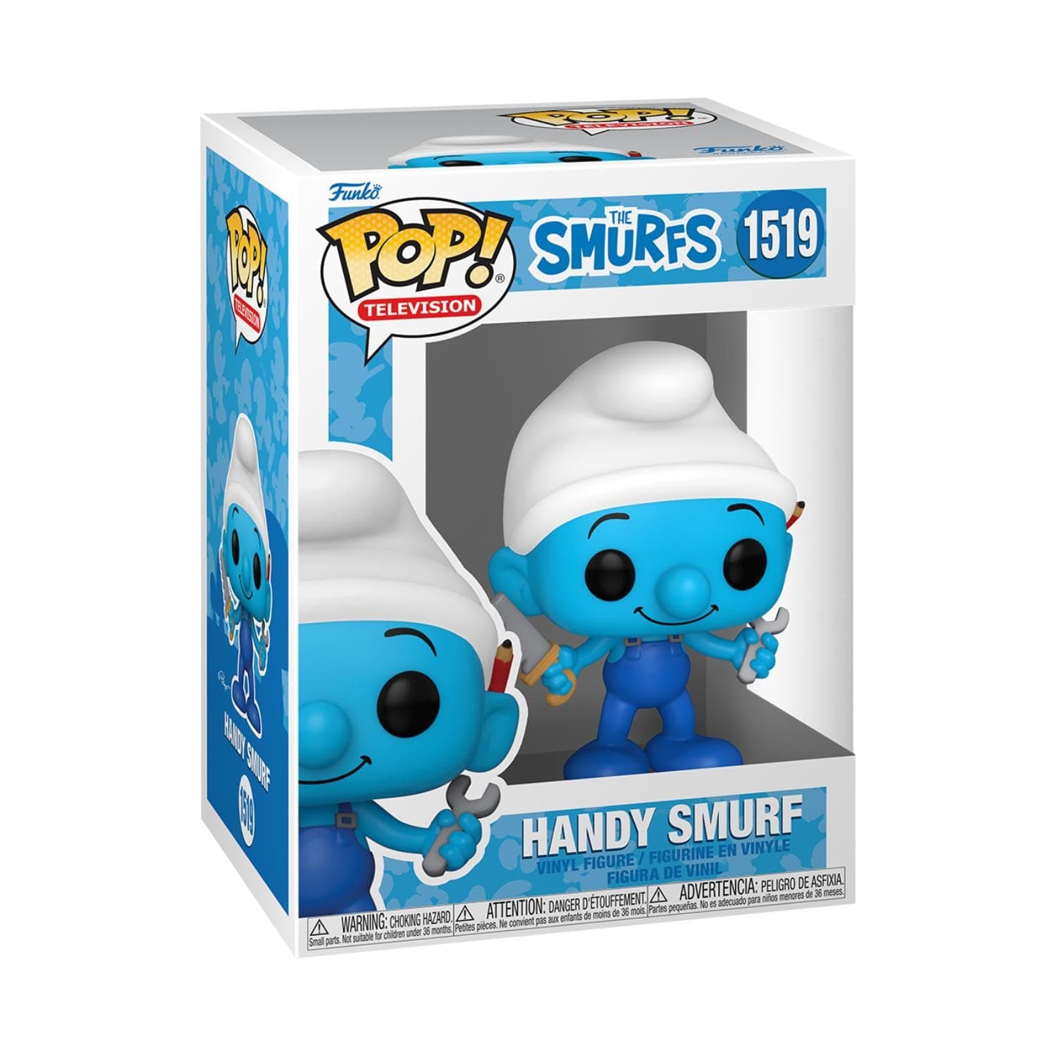POP! TV: Papa Smurfs - Handy Papa Smurf - Smurfs - Collectable Vinyl Figure - Gift Idea - Official Merchandise - for Kids & Adults - TV Fans - Model Figure for Collectors and Display