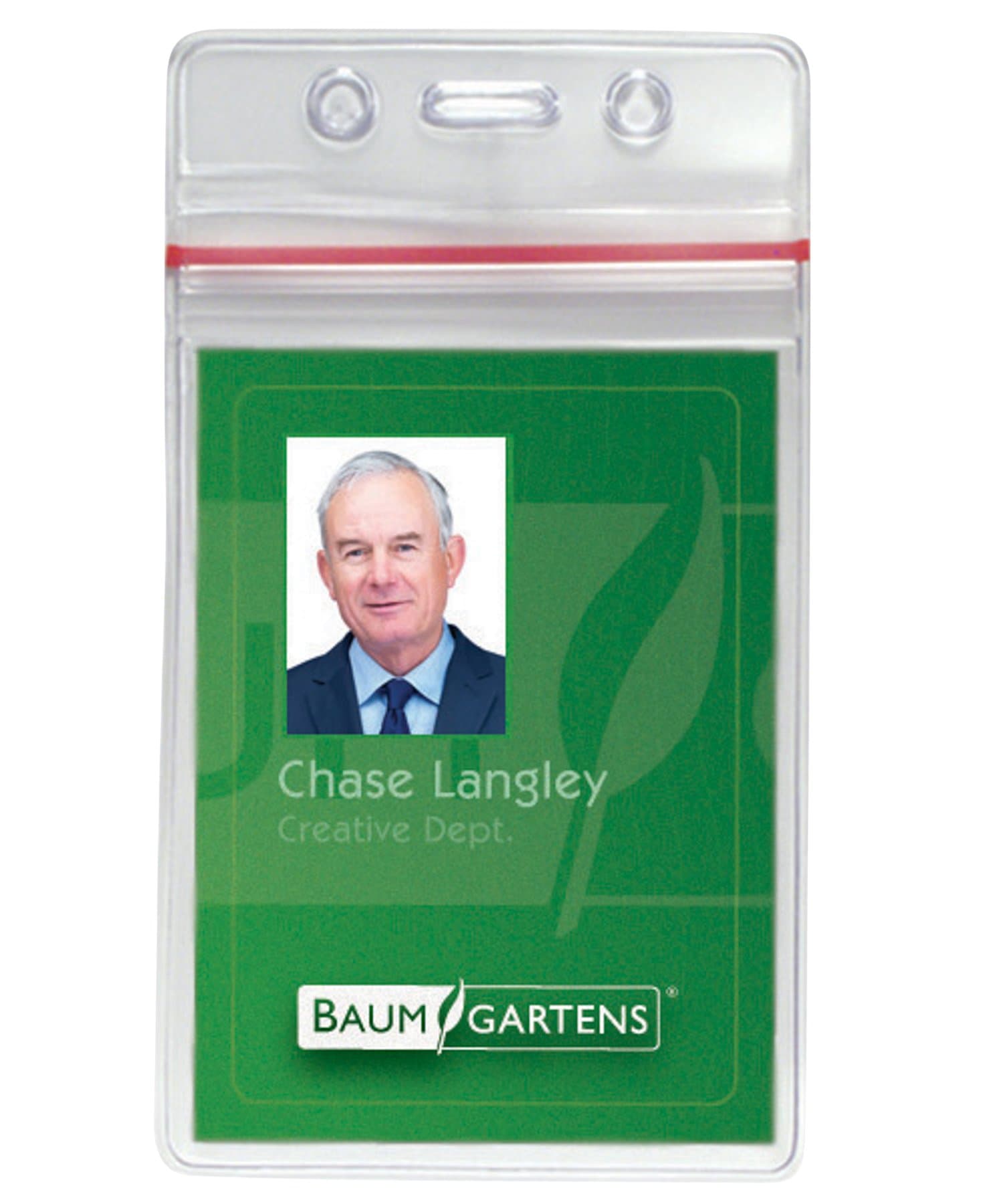 BaumgartensSicurix Sealable ID Badge Holders (BAU47840), Pack of 50