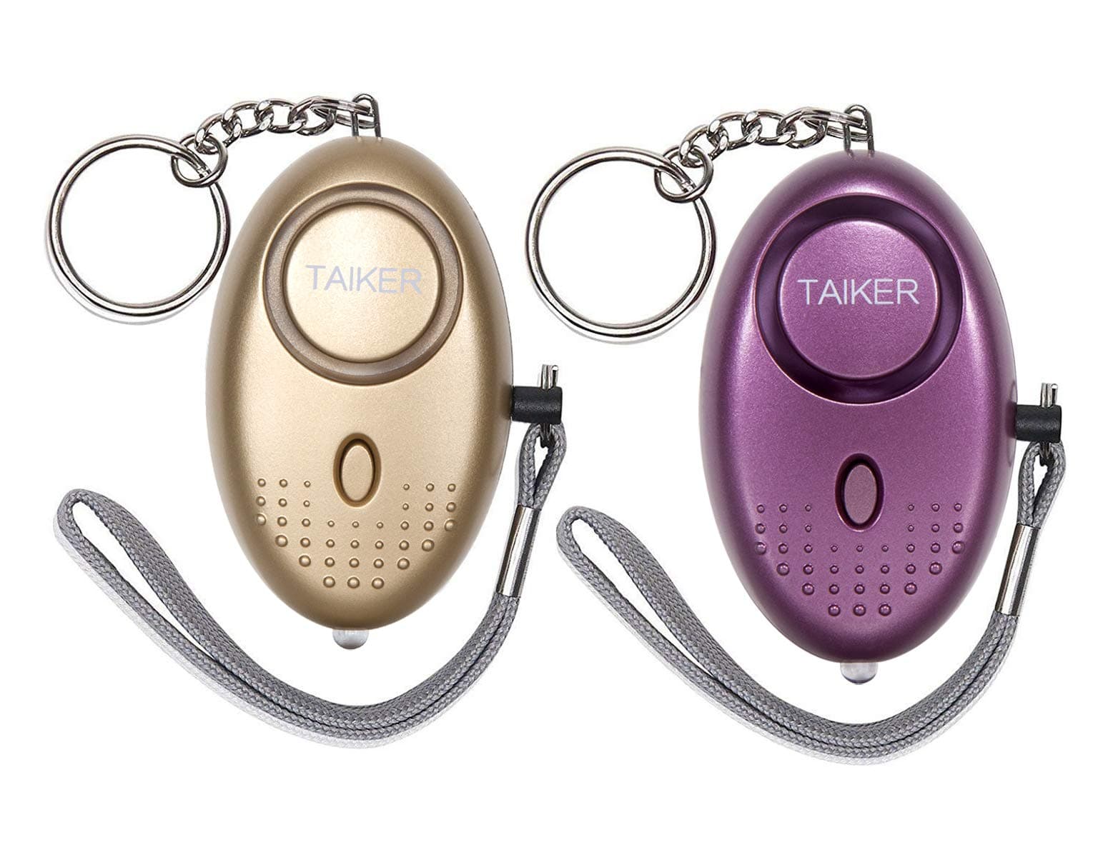 Taiker Personal Alarm for Women 140DB Emergency Self-Defense Security Alarm Keychain with LED Light for Women Kids and Elders-2 Pack