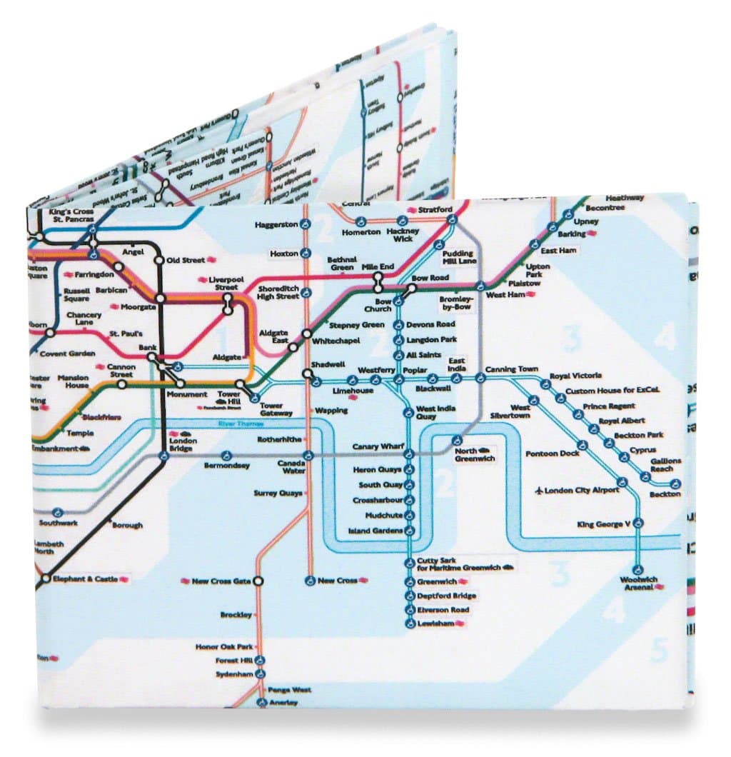 The Underground London Tyvek Mighty Wallet - 8x10 cm