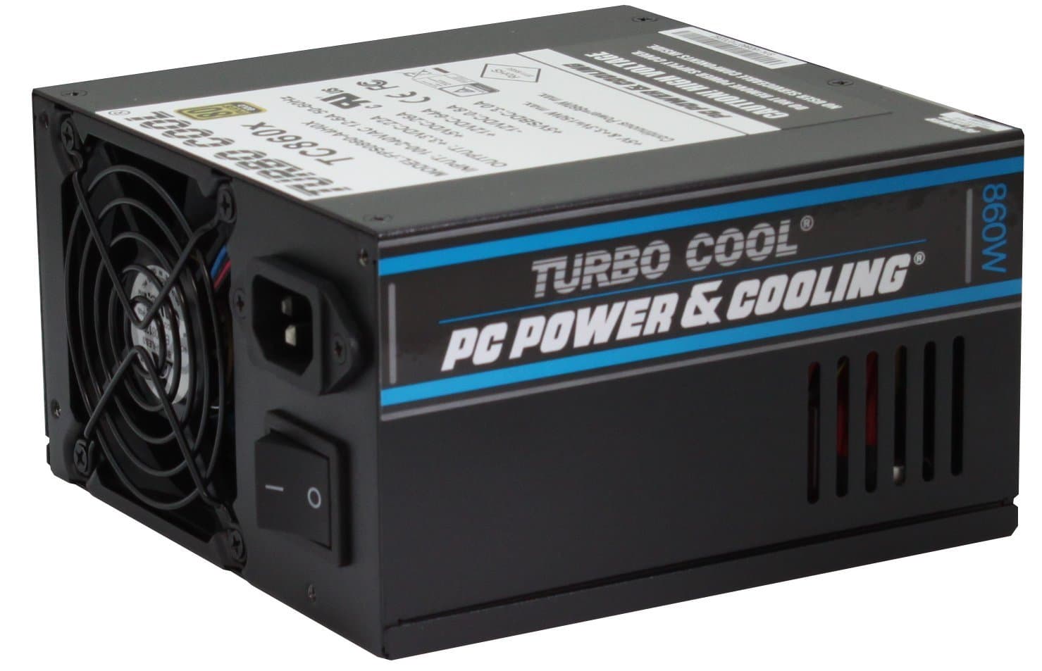 PC Power & Cooling Turbo-Cool Series 860 watt (860W) 80+ Gold Active PFC Industrial Grade ATX PC Power Supply 7 Year Warranty FPS0860-A4H0X