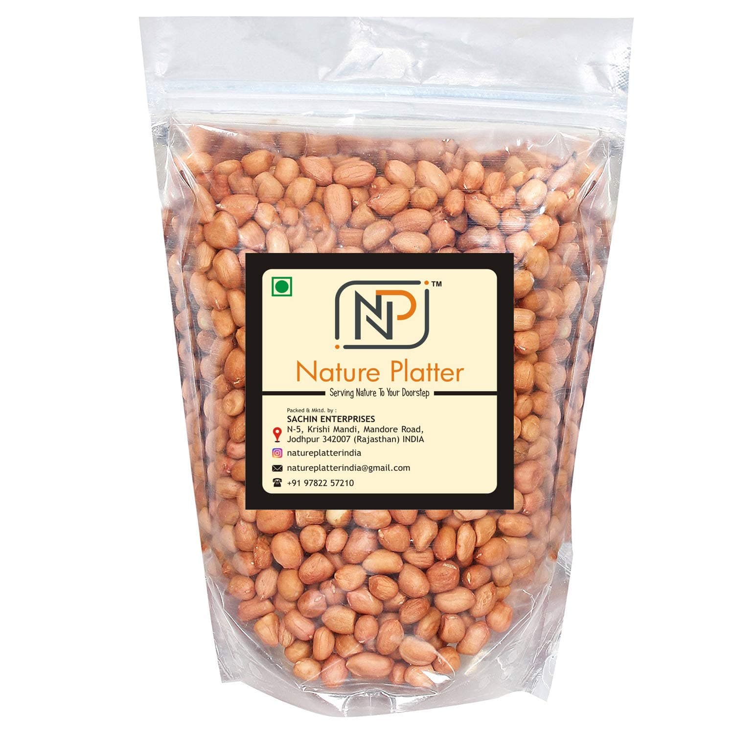 NaturePlatter Singhdana | Raw Peanut - 400g