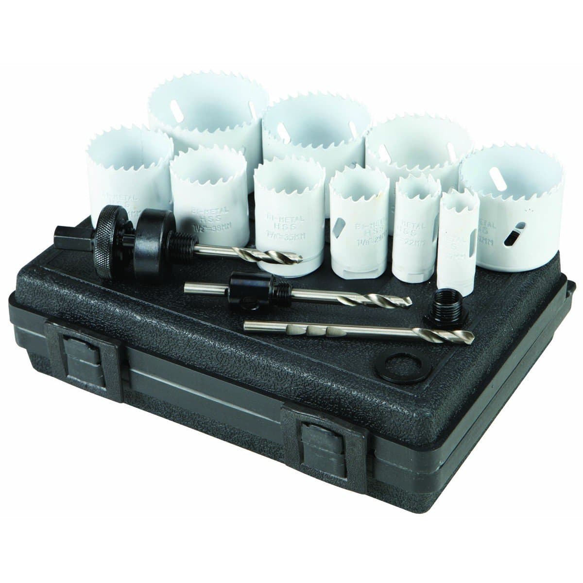 13 Piece Bi-metal Hole Saw Set with Carrying Case