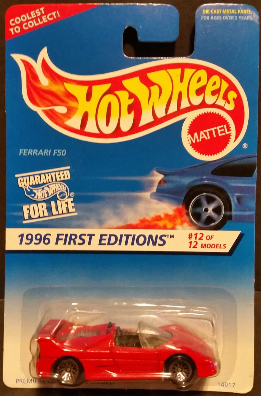 Ferrari F50 - 1996 1st Editions #12 of 12 Cars Collector #377 by Hot Wheels