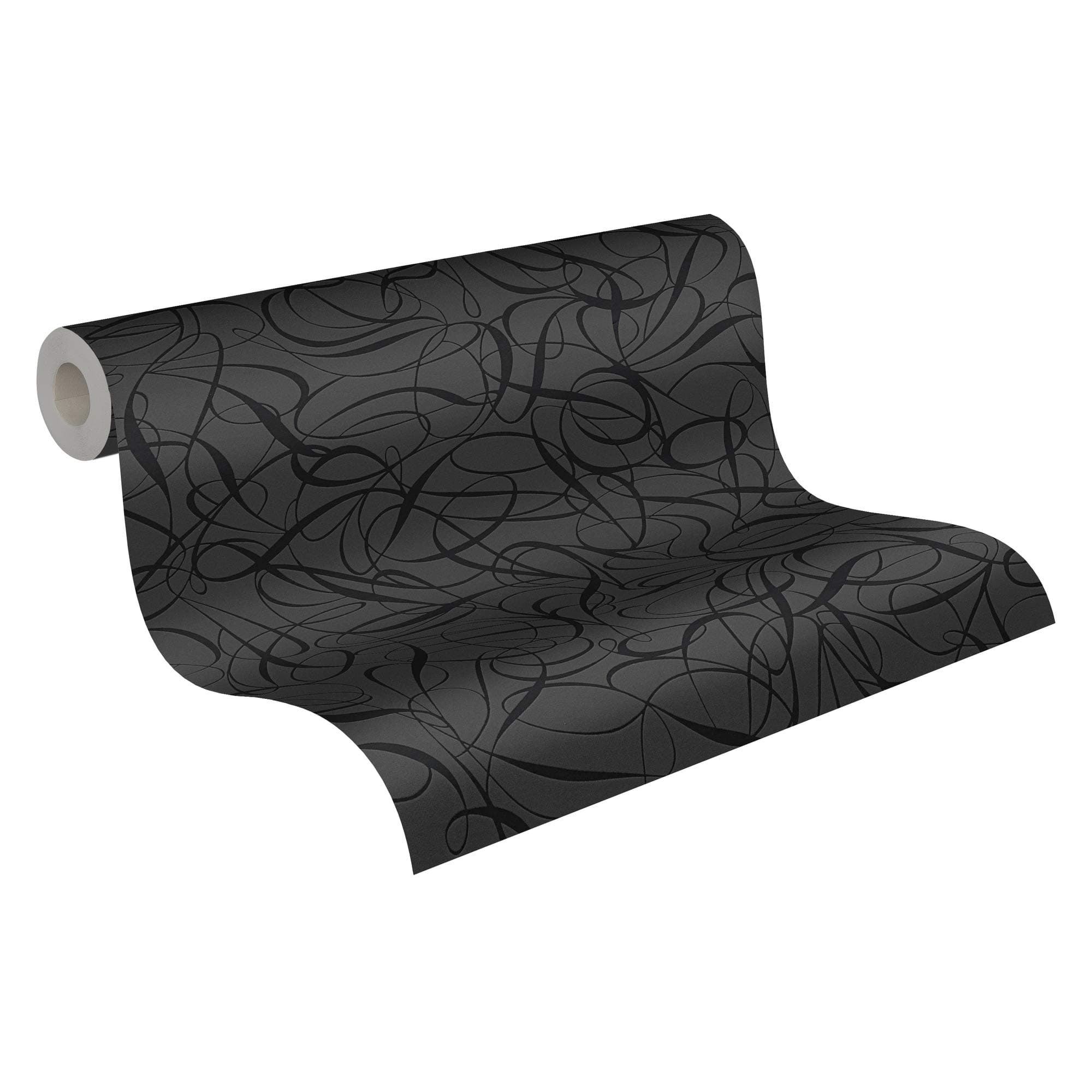 A.S. CréationLivingwalls Vliestapete Key to Fairyland Tapete grafisch Modern 10,05 0,53 m Schwarz Made in Germany 132062 1320-62 Wall Wallpaper, Metallic, Black, 10,05m x 0,53mThe Forest Stewardship Council