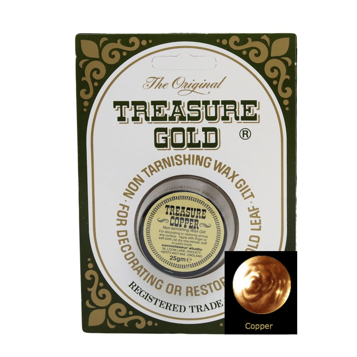 Treasure Gold Metallic Gilding Wax 25g - Copper