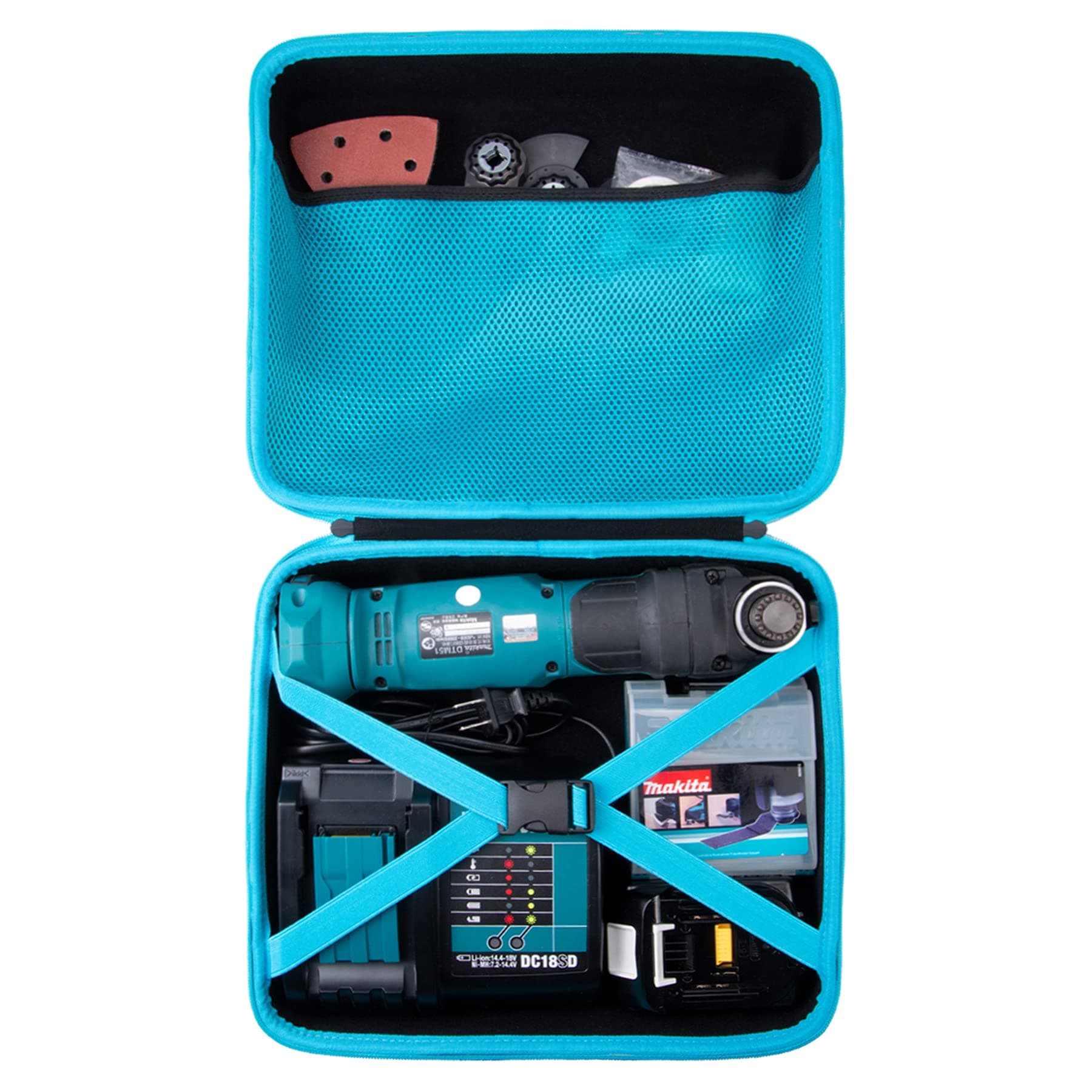 Aenllosi Hard Carrying Case for Makita DTM51Z/DTM50Z 18v Li-Ion Multi-Tool LXT Inflator(Case Only)Global Recycled StandardGlobal Recycled StandardGlobal Recycled Standard