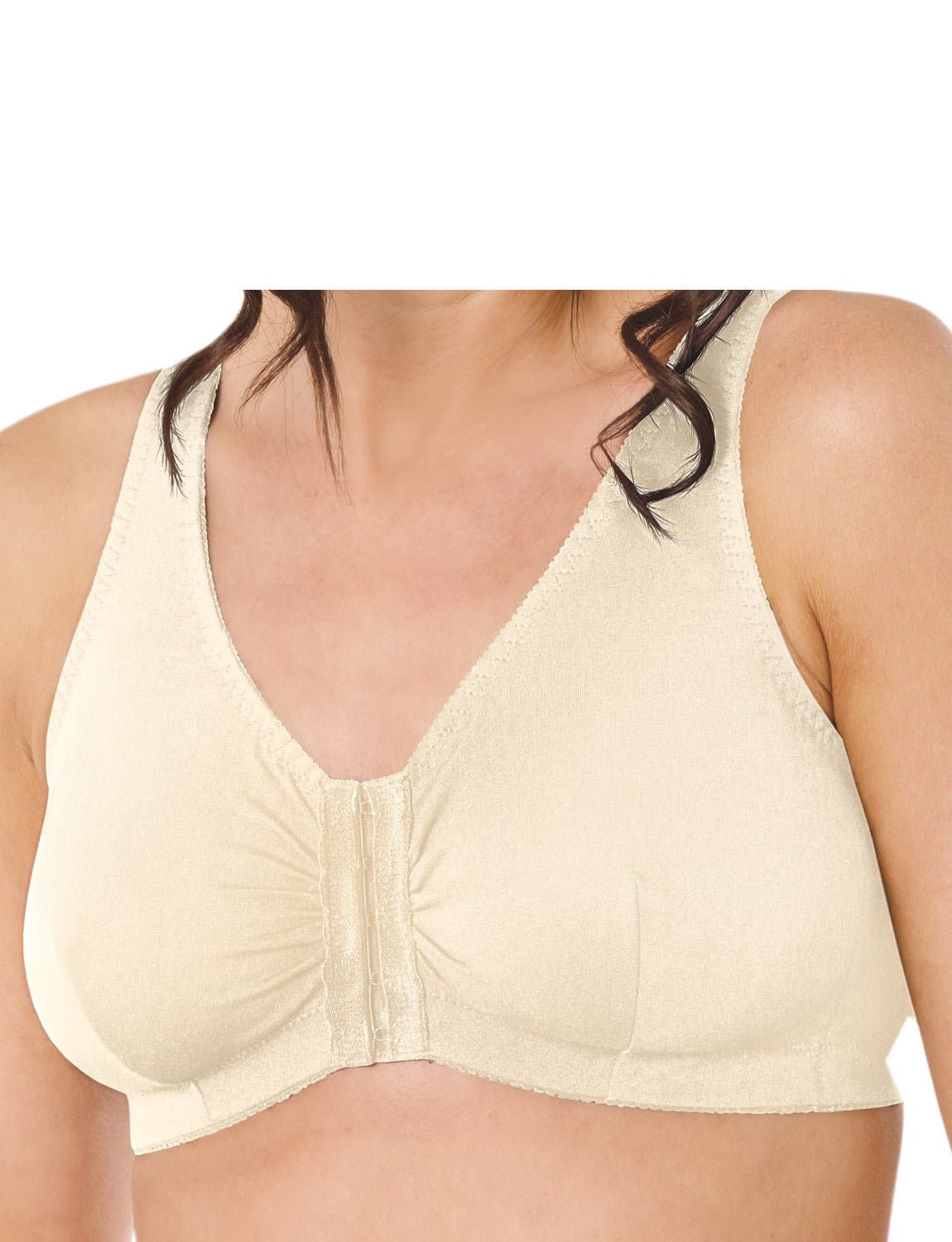 Eden HouseLadies Magic Front Fastening Cotton Bra - Soft & Comfortable