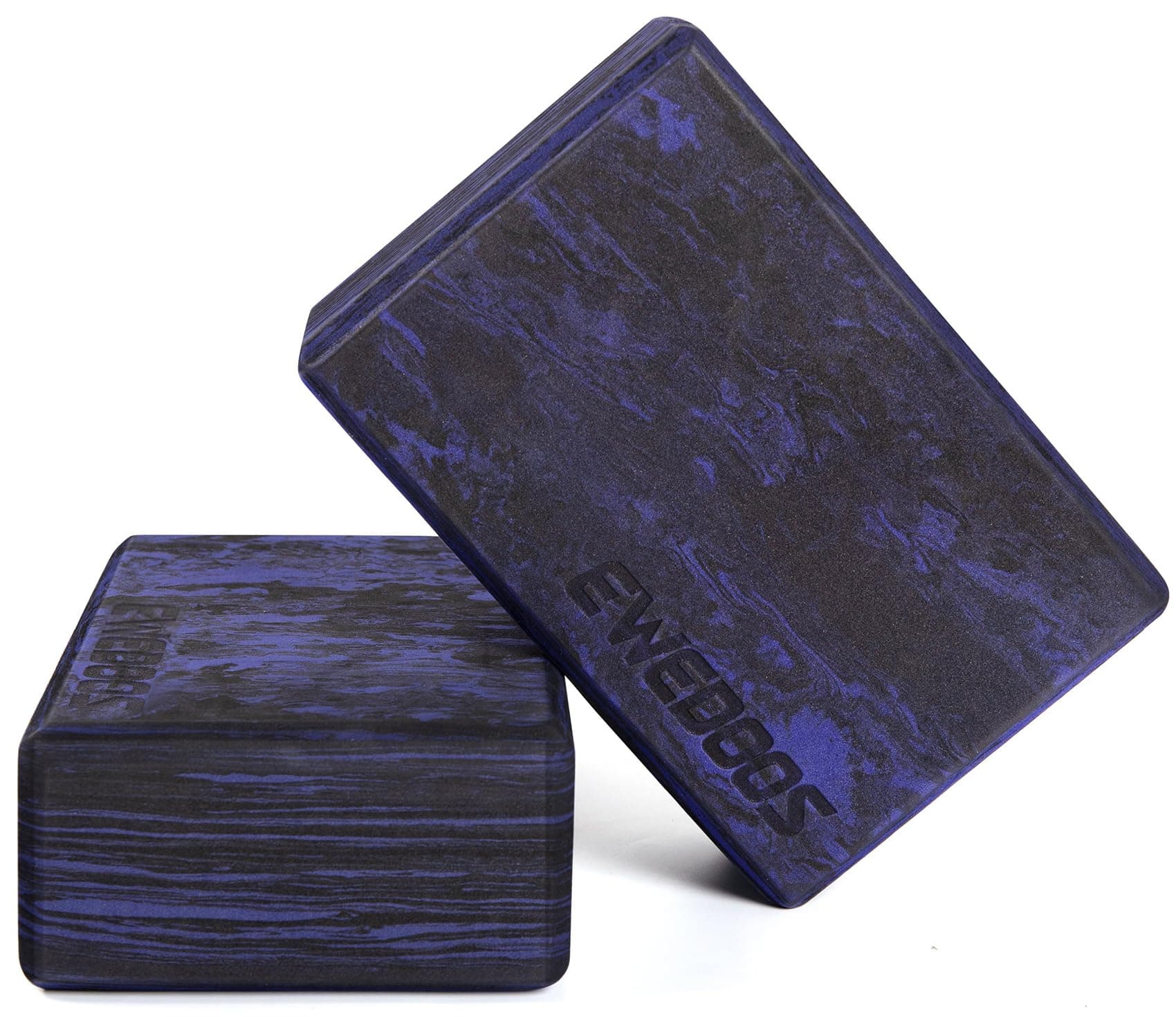 Ewedoos Yoga Blocks 2 Pack Eco Friendly Yoga Block High-Density Non-Slip Yoga Block Set for Yoga Pilates