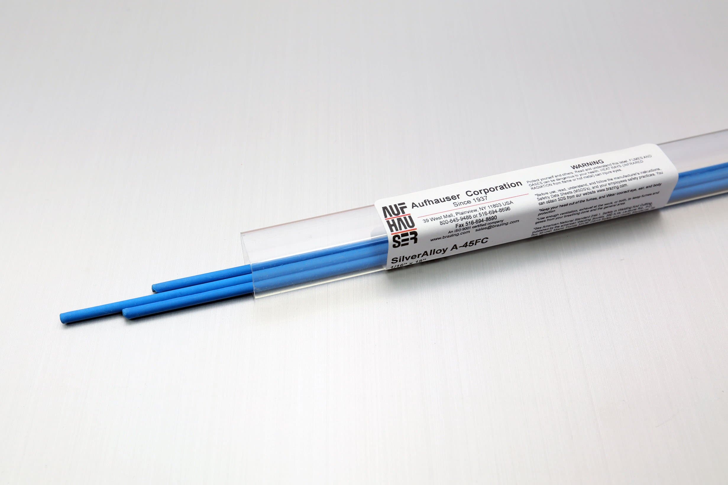 SilverAlloy 45% Ag Bag-5 18" Flux Coated Silver Brazing Rods 3 Sticks