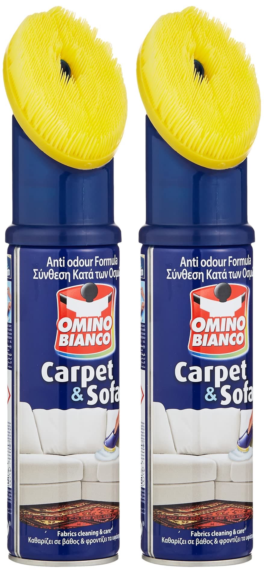 OMINO BIANCO Carpet & Sofa Cleaner, 2 X 300 ml