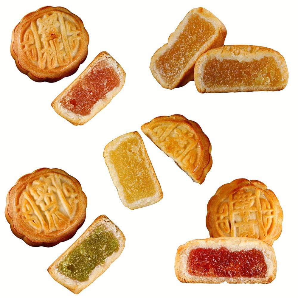 HELENOU666 Mooncake,9-Flavor Mixed Mini-Mooncake, 20PCS Moon Cakes