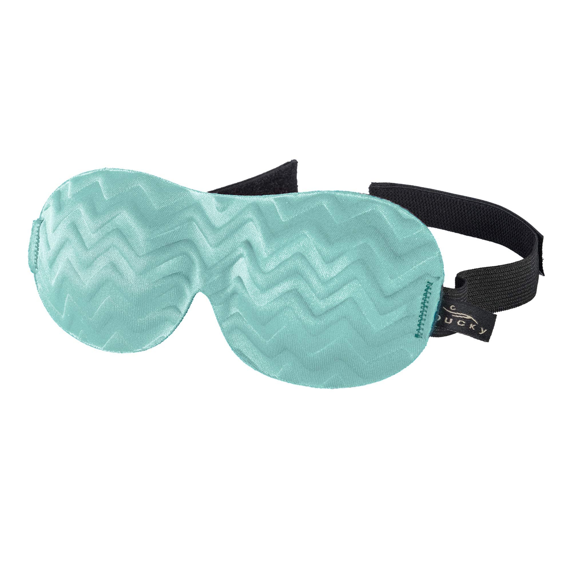 Ultralight Travel & Sleep Chevron Eye Mask, Blue Ice, One Size