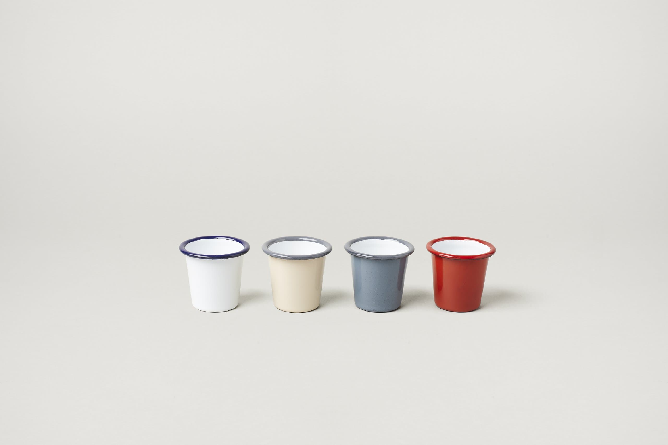 Falcon Grey/Grey Rim Mini Tumbler 124ml Kitchen Cookware and Serveware