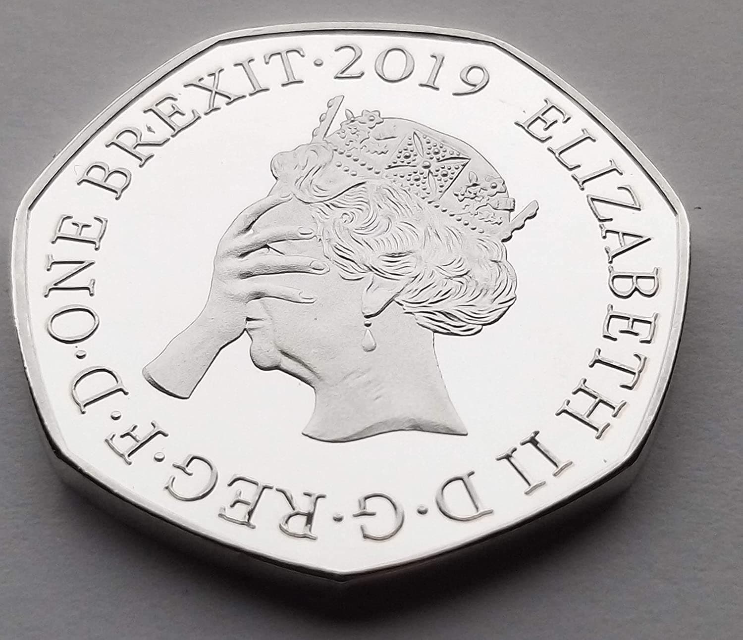 silverstan 50p Brexit Coin Styled UK Designed Brexit 50p not a kew 50p NOT A 50P NON-COA VERSION