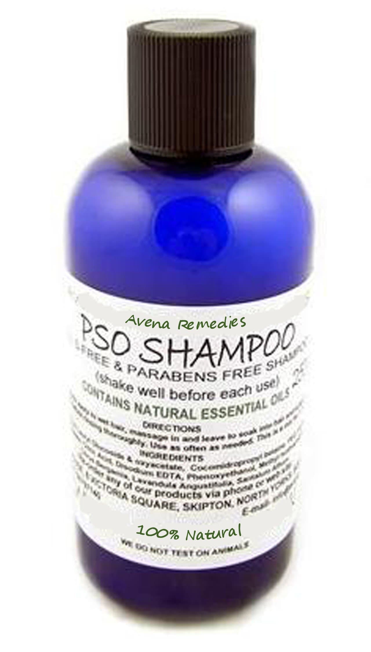 Natural Psoriasis Scalp Shampoo 250ml: SLS Free & Parabens Free