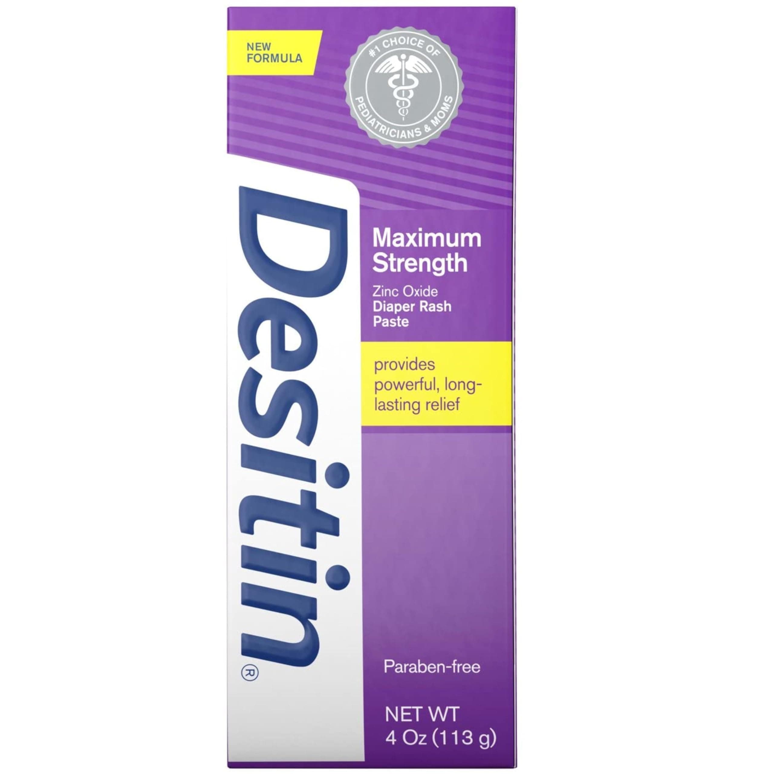 Maximum Strength Diaper Rash Paste 4 oz (Pack of 4)