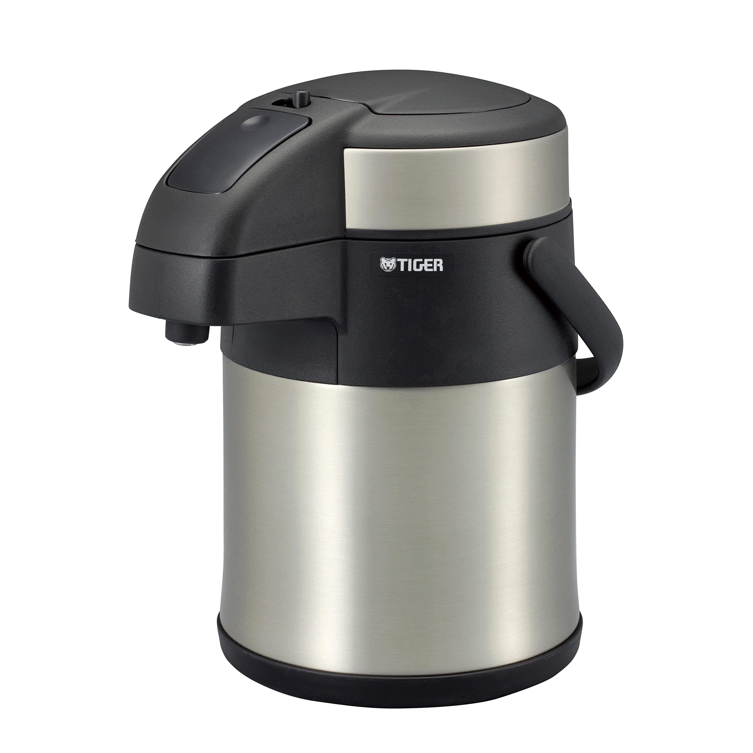 TIGER MAA-C221XC Tiger Thermal Insulated Tabletop Stainless Steel Air Pot, Eco Friendly, 0.7 gal (2.2 L) Clear Stainless Steel (Silver)