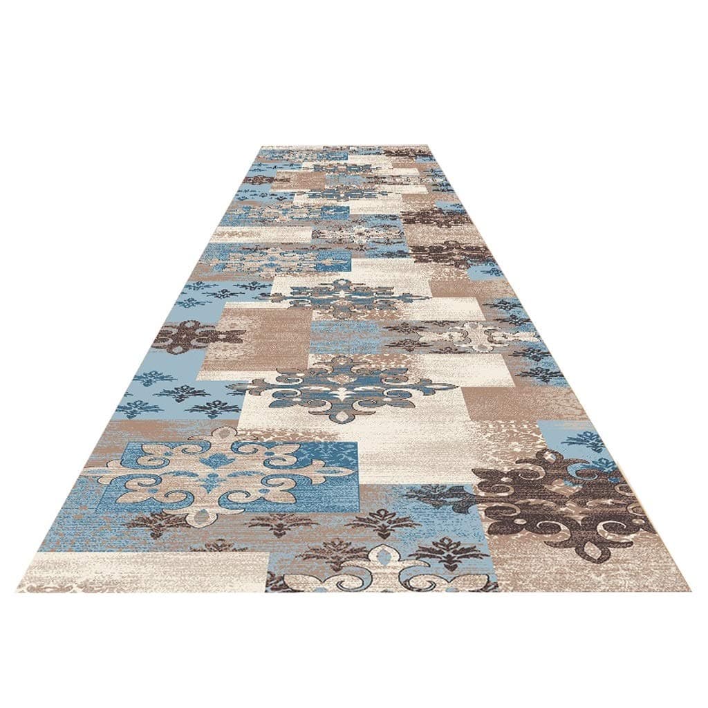 LPD Rugs Hallway Runner Carpet Rugs Door Mats Corridor Aisle Stair Carpet Dirt Stopper Anti-Slip Washable Hardwearing 3D Printing 6mm (color : C, Size : 60x300cm)