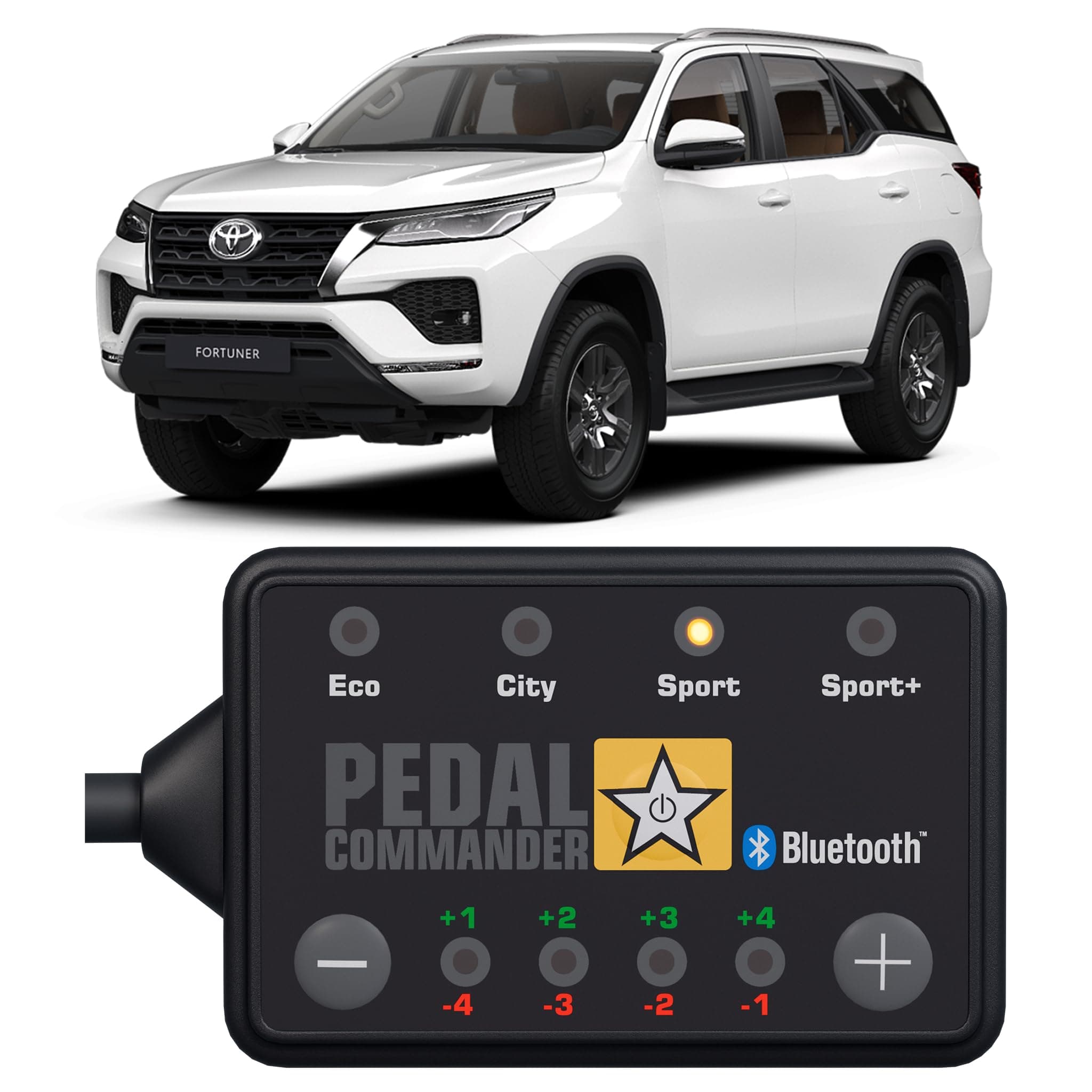 for Toyota Fortuner 2016+Throttle Response Controller - Plug-and-Play, 4 Driving Modes, App Control, Off-Road Throttle Controller Performance Mods, Fortuner Parts
