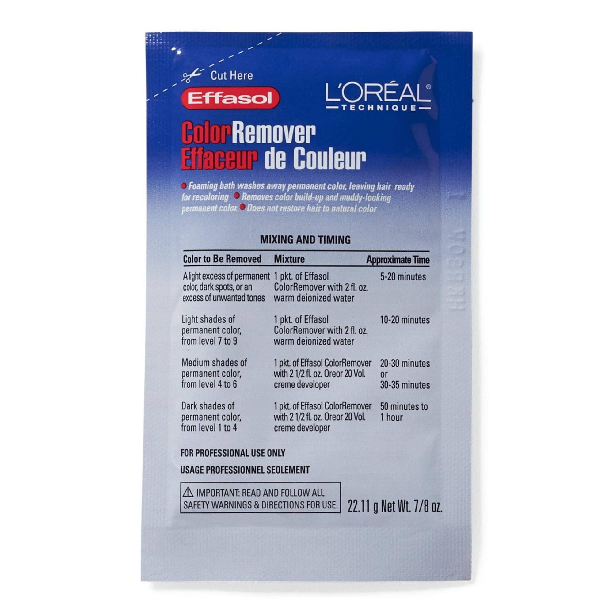 L'Oréal Technique Quick Blue High Performance Hair Lightener - Hair Bleaching Powder - No Drip Formula, Extra Strength Lightening Action Lifts Up To 7 Levels, Single Application