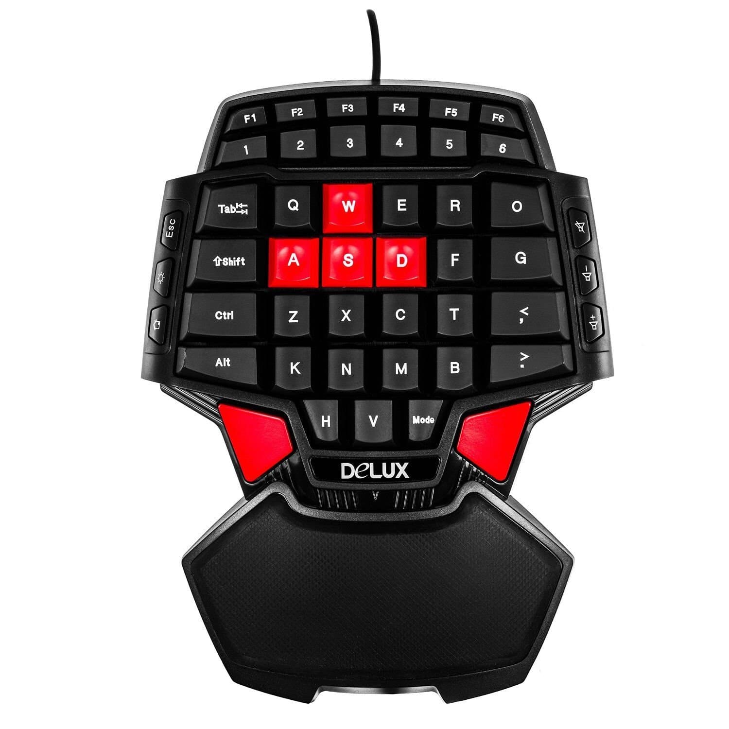 New Version 46-Key Wired Professional Singlehanded No Backlit Gaming Keyboard Mini Gaming Keypad Ergonomic Gamepad