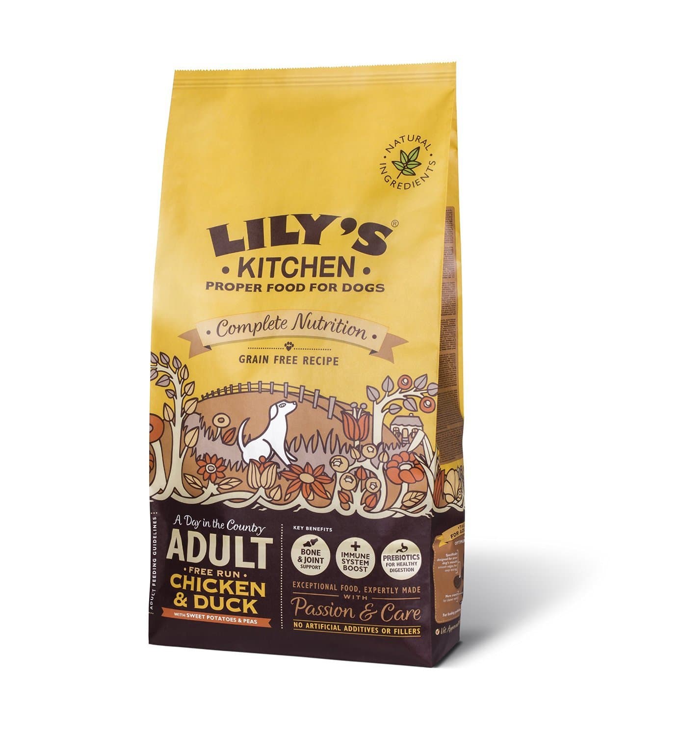 Lily's Kitchen Proper Food for Dogs Complete Nutrition Adult Chicken & Duck, 1000g