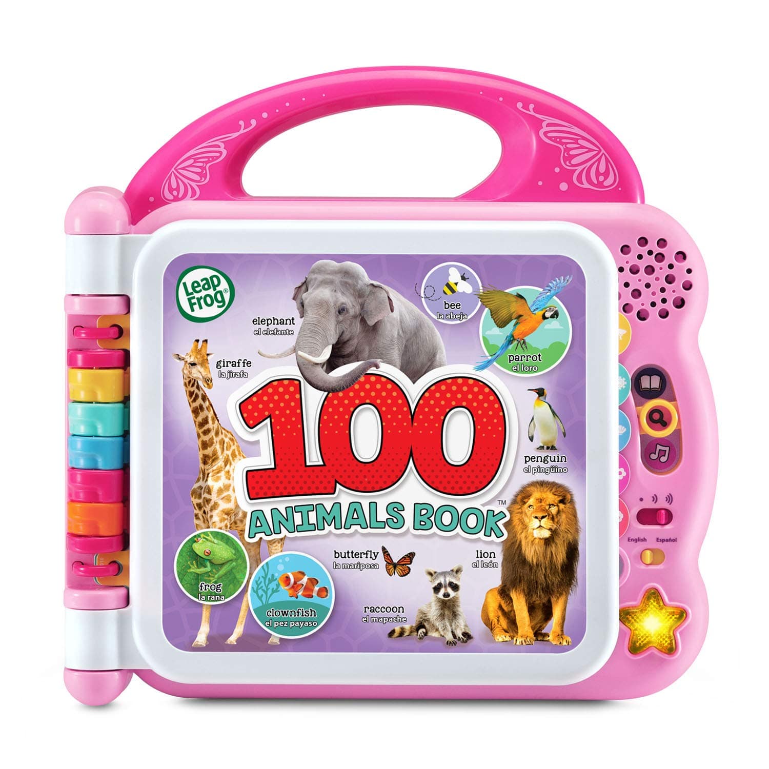 100 Animals Book (Frustration Free Packaging), Pink