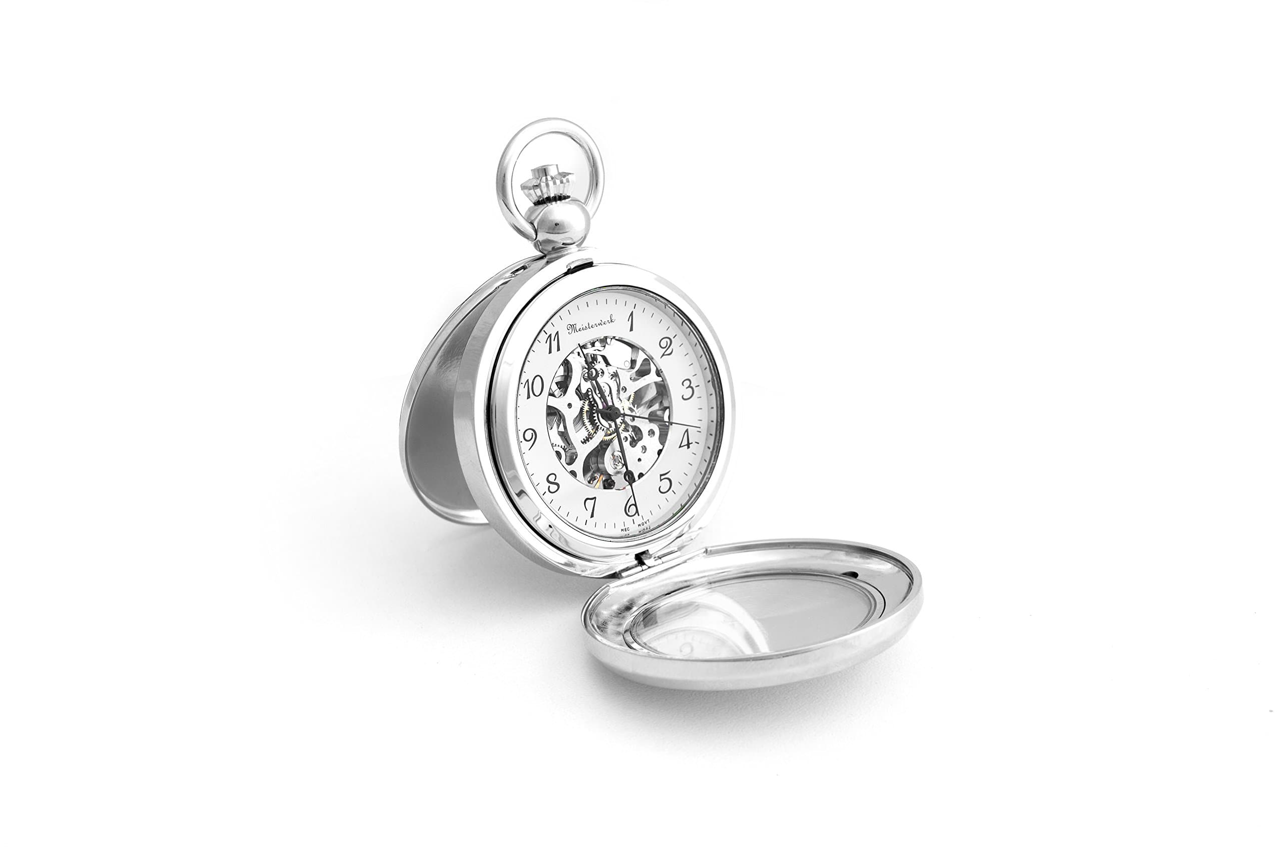 Custom Engraved Photograph Pocket Watch Meisterwerk M1850