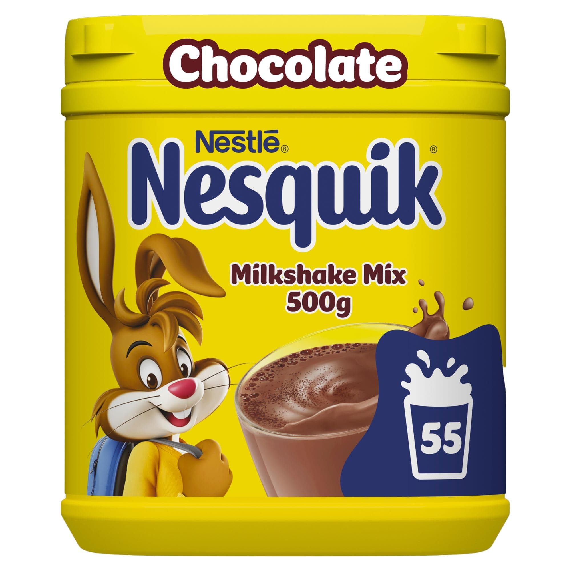 Chocolate Flavoured Milkshake Powder, with Vitamin D, 500g Tub (Pack of 1)