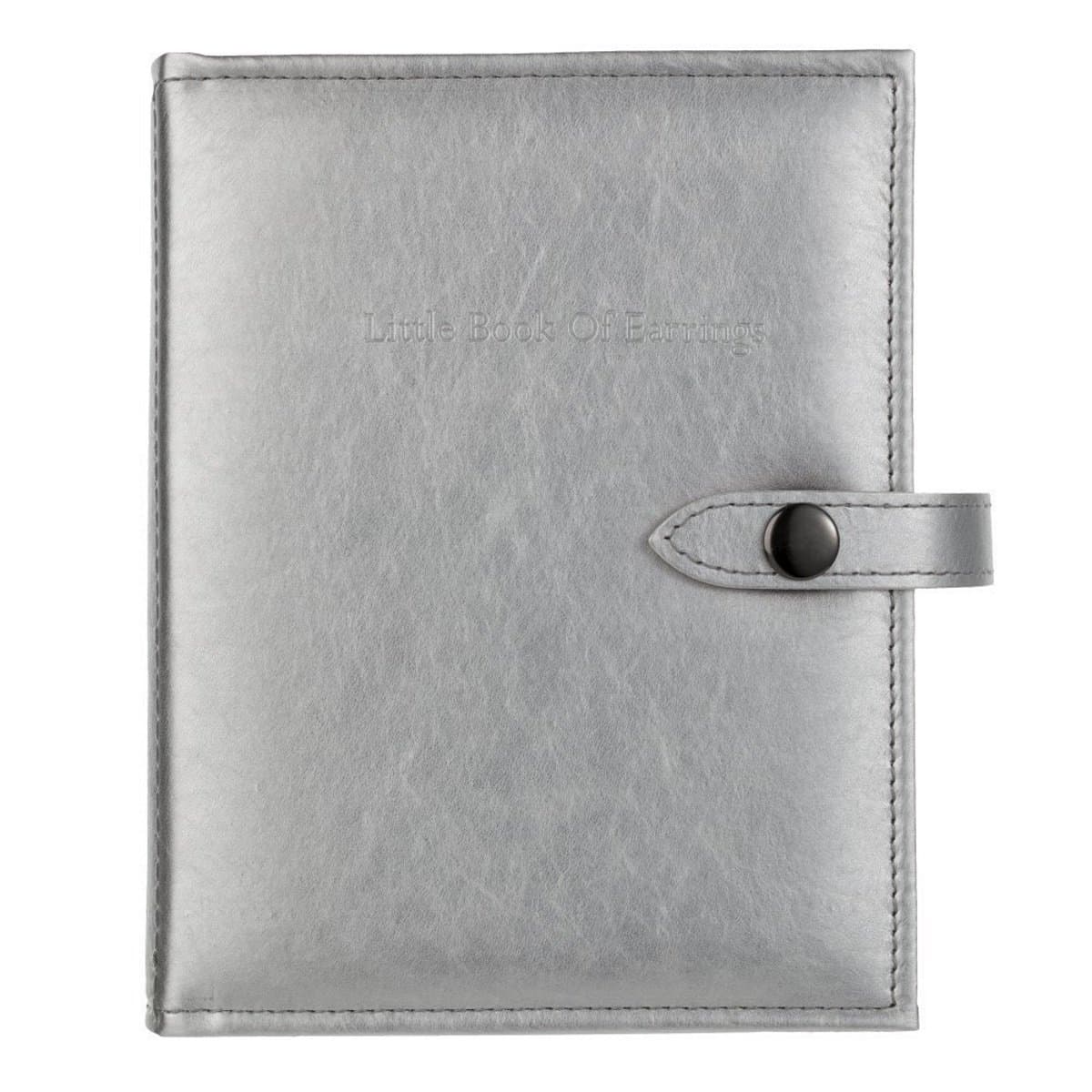 Small Size Silver - Little Little Book of Earrings - A Small Book for Keeping Your Earrings Safe!