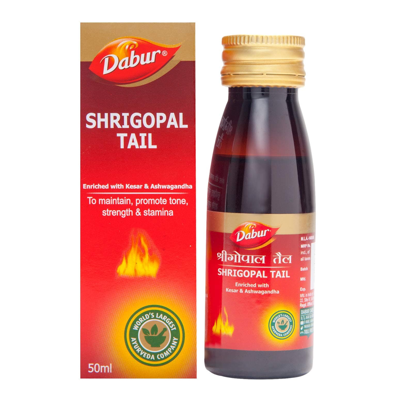 OxyLife Dabur Shrigopal Tail - 50 Ml