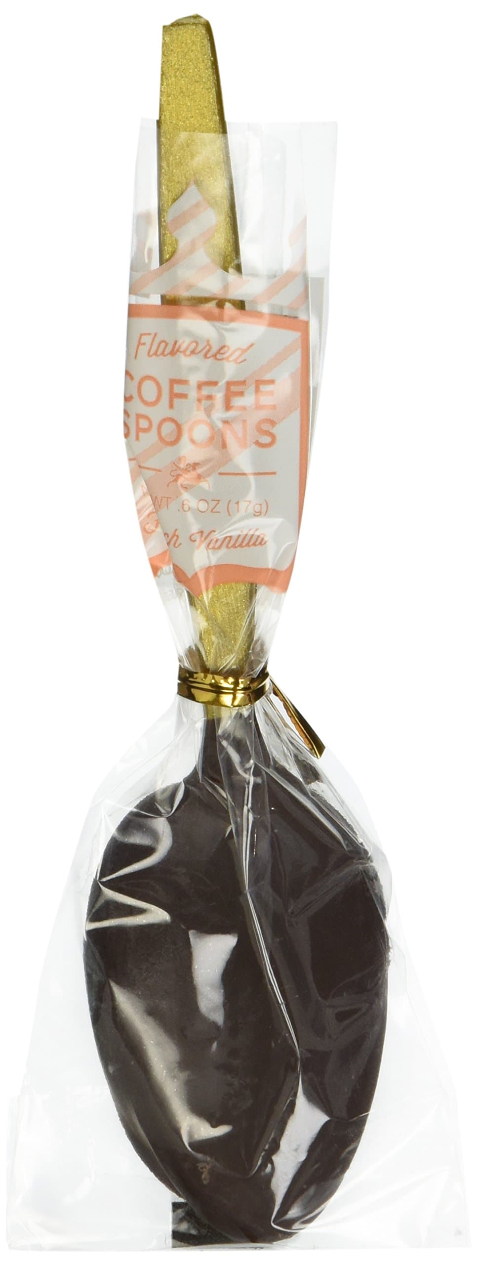 Gourmet French Vanilla Chocolate Flavored Spoons - 24 Count Display Box - by Seattle Gourmet Foods