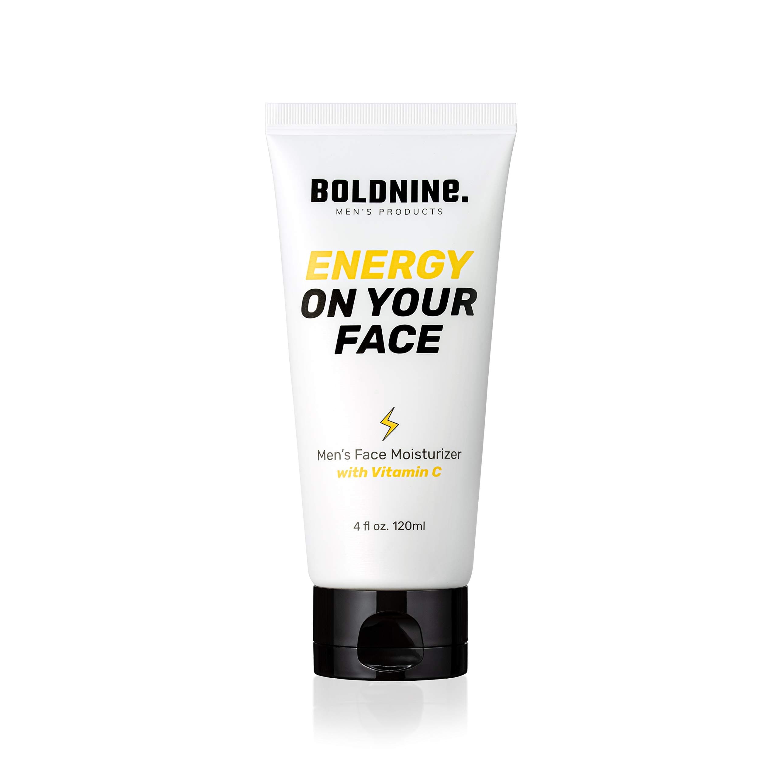 Boldnine Vitamin C Face Moisturizer for Men - 4oz | Anti Aging, Super Hydration | Suitable for Dry & Sensitive Skin, Natural Ingredients