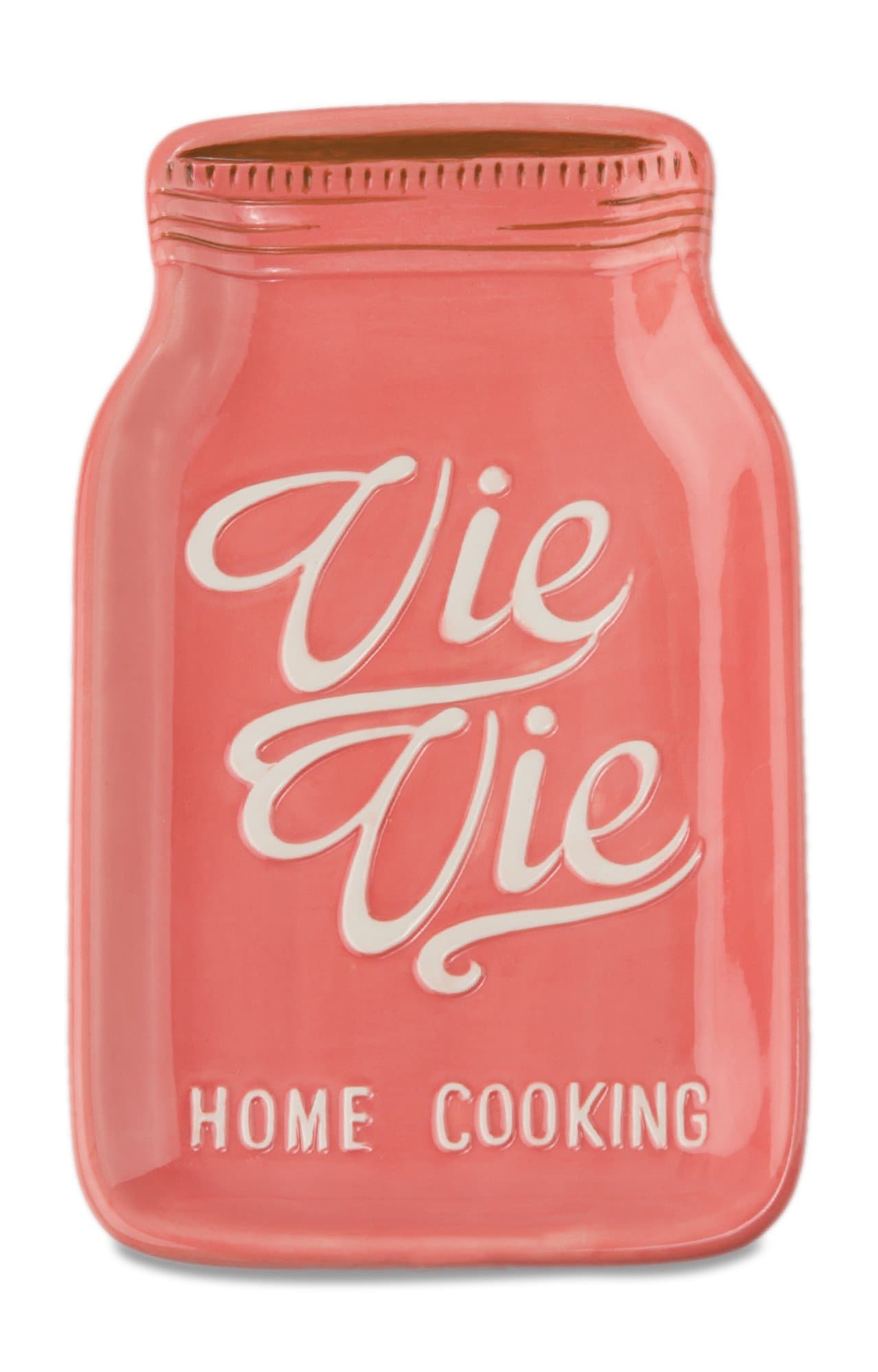 VIEVIE Home Cooking Ceramic Spoon Rest - Perfect For Those Who Love Mason Jars Or Want To Spice Up THeir Kitchen - Easy To Wash