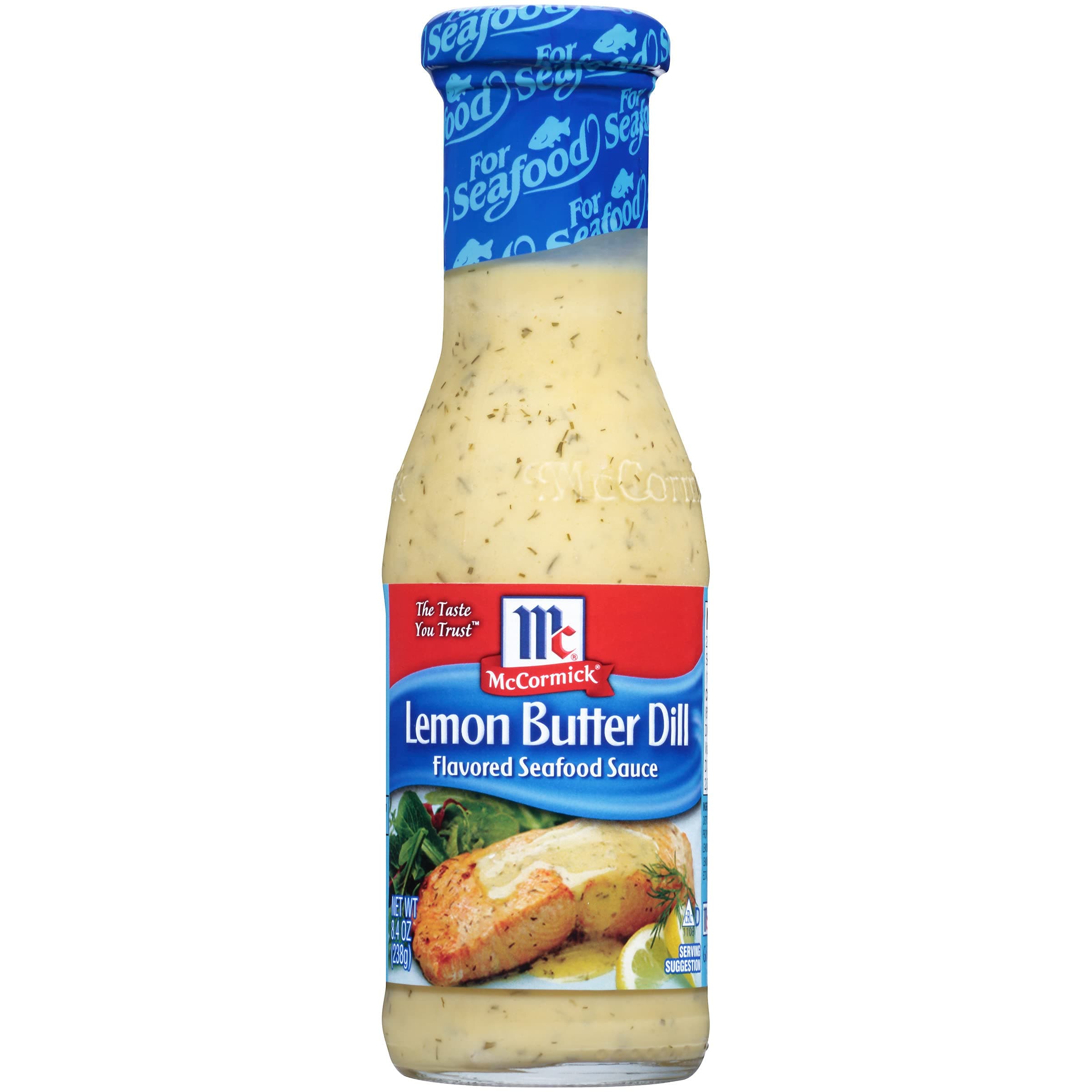 Lemon Butter Dill Flavored Seafood Sauce, 8.4 oz (Pack of 6)
