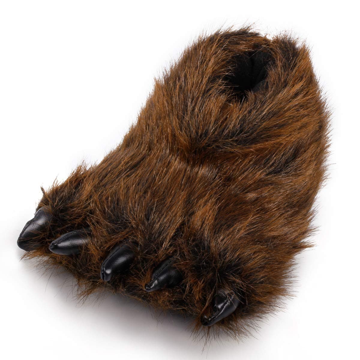 Bear Paw Slippers Fuzzy Stuffed Animal Claw Shoes Funny Cosplay Costumes for Teens Adults