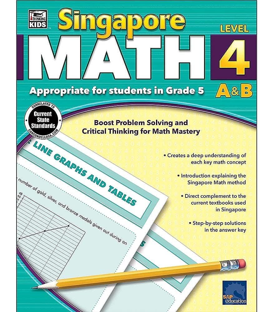 Singapore Math, Level 4 A & B