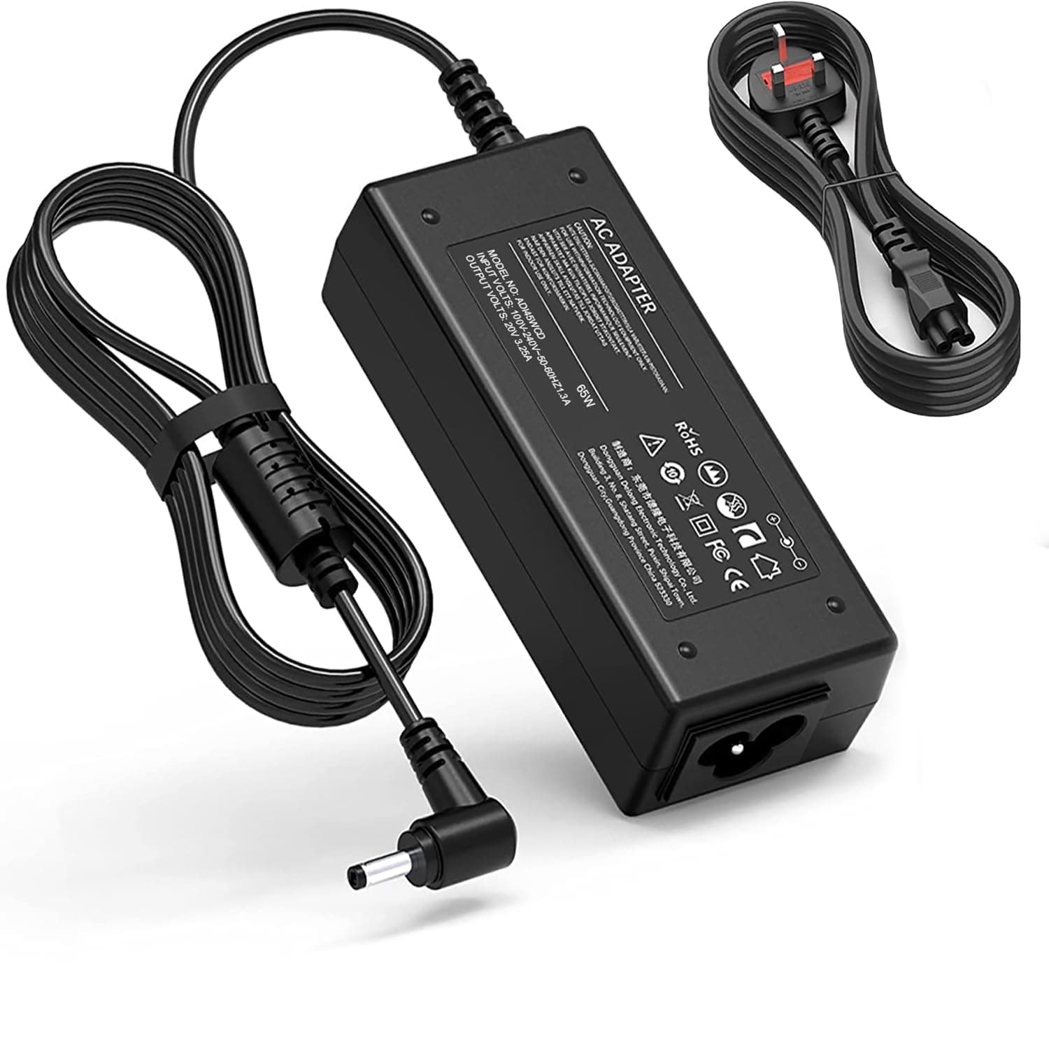 20V 65W/45W Laptop Charger for Lenovo, Replacement AC Adapter Ideapad, 3 5 320 310 320S 330 330S 110 110S 120S, Ideapad Flex 4 5 6 ADl45WCD 330S-15Ikb Yoga 520 530 Power Supply Cord【4.0 * 1.7mm】