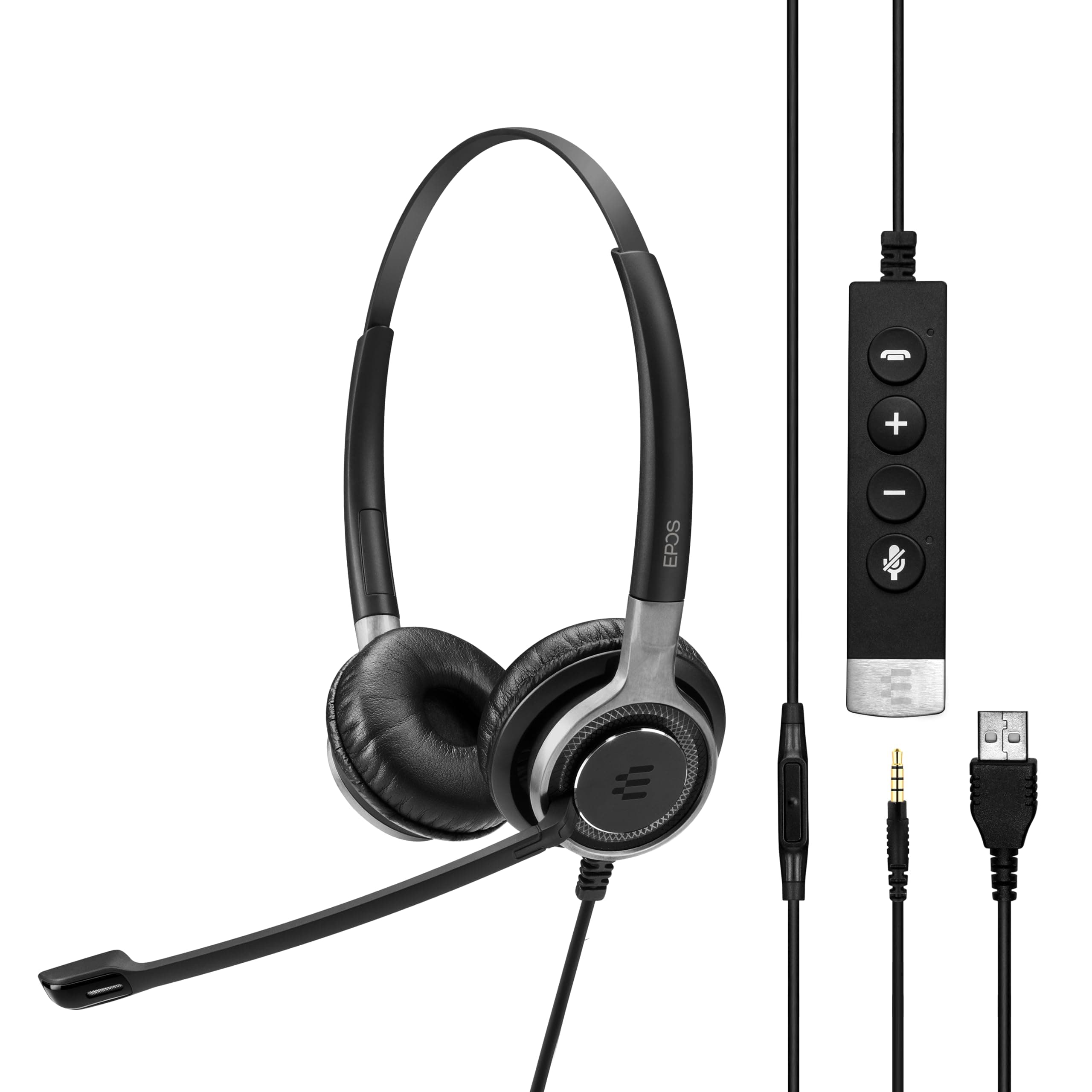 IMPACT SC 660 - Professional Double-Sided Headset, Optimized for Desk Phones and Microsoft Teams Certified