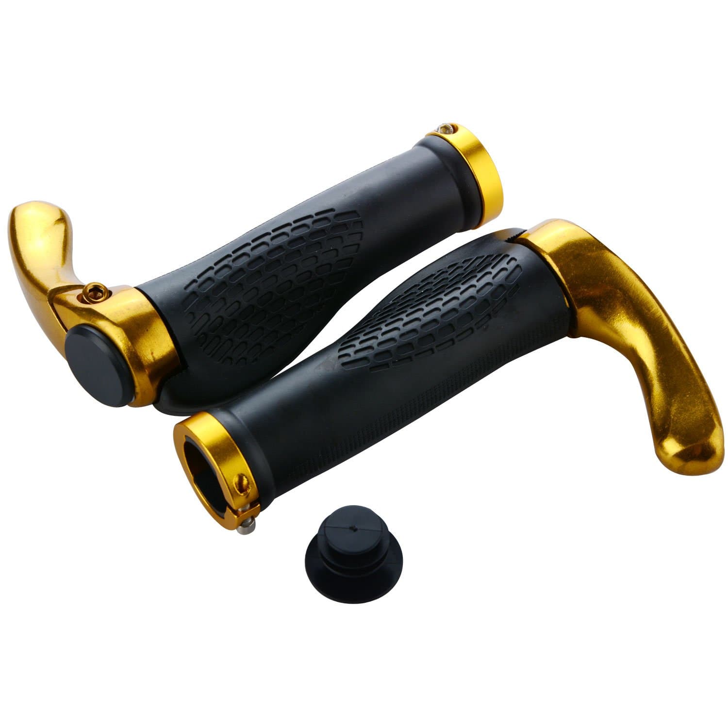 Humefor 1 Pair Bicycle Handlebar Grips Ergonomic Horns Handlebar for Mountain MTB Bike