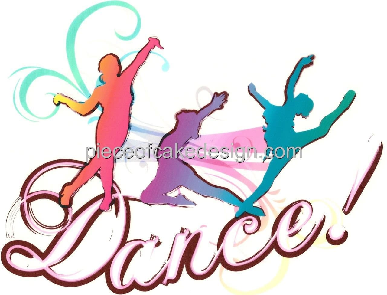 1/4 Sheet ~ Dance / Dancer Birthday ~ Edible Cake/Cupcake Topper - D822