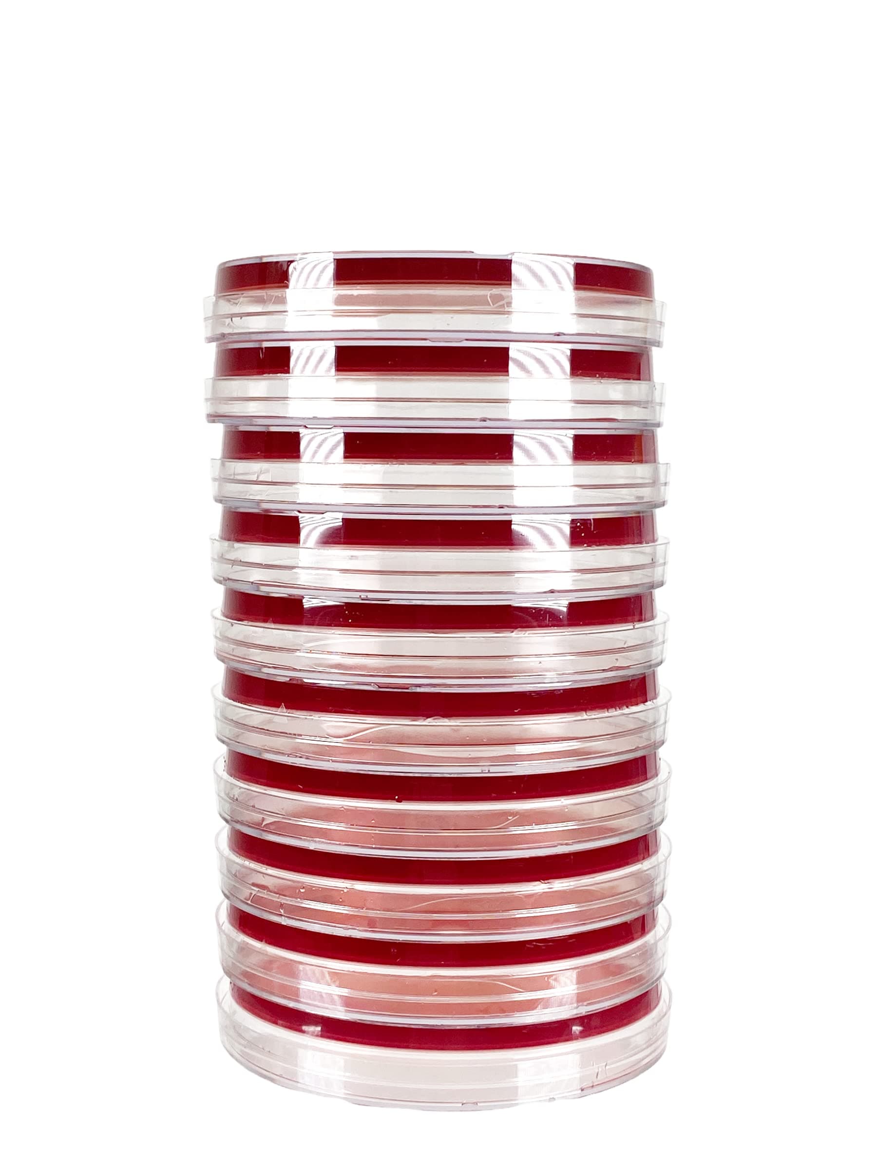 Diamante ScientificMacConkey Agar (MAC), (10-Pack), Pre-Poured, 15x100mm Petri Plates. Industry Use: Food Safety. for Dectection of E. Coli, Shigella, Salmonella.